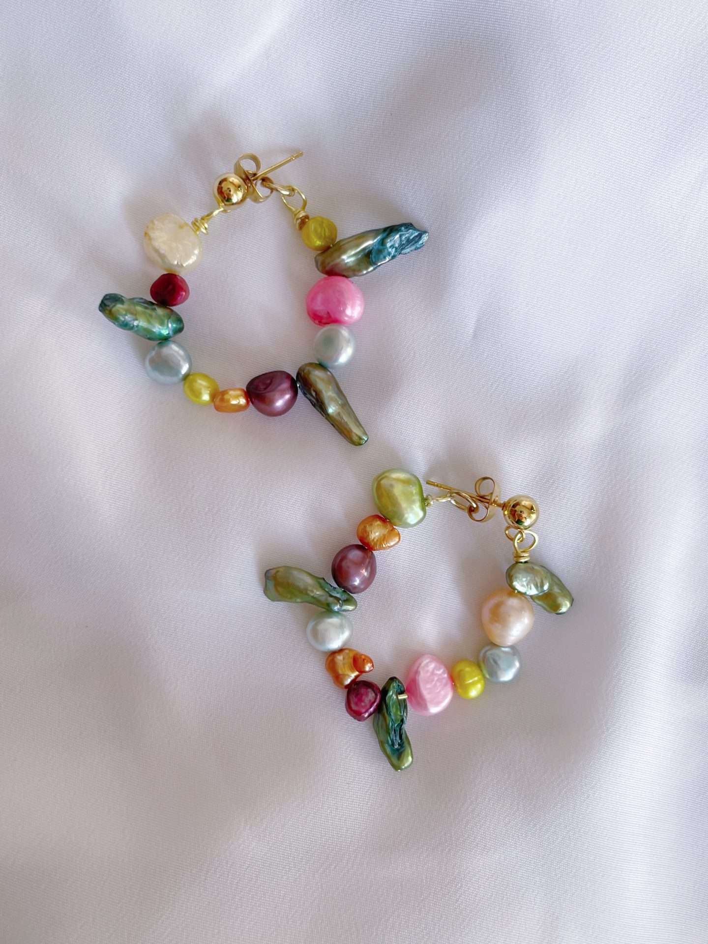 Orecchini mix di perle