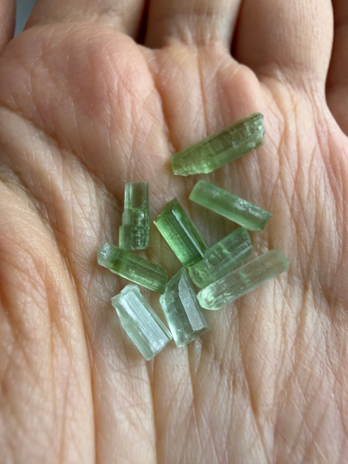 Anello cosmo e menta - tormalina verde