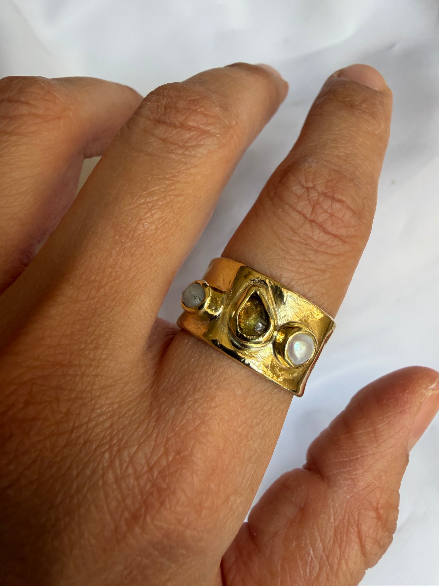 Anello fascione - Cosmo tormalina