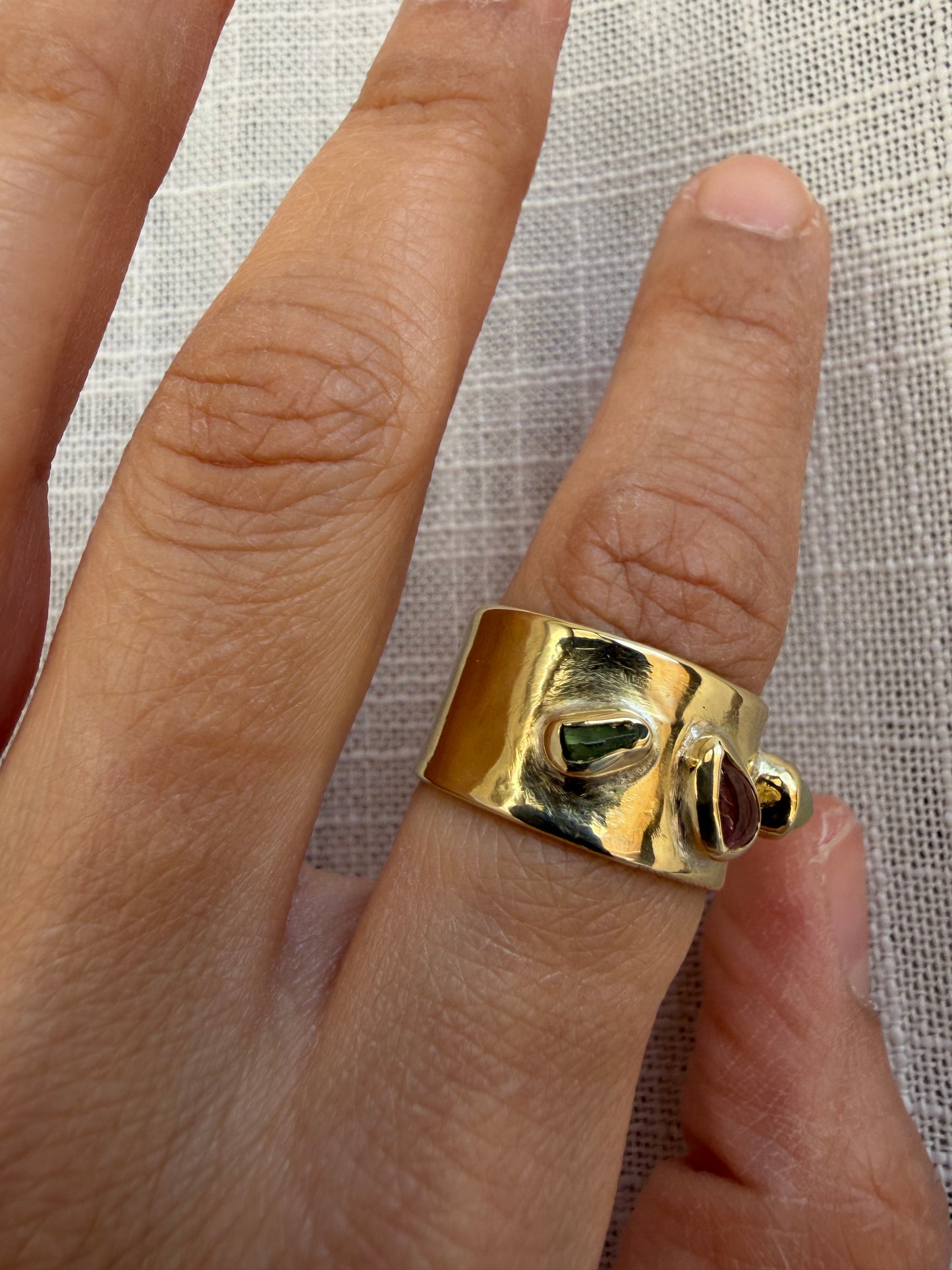 Anello fascione - Cosmo tormalina 2