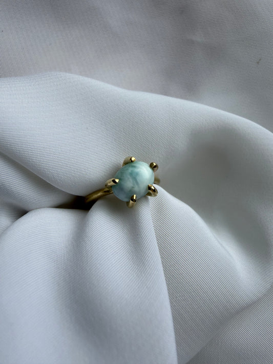 Anello con griffe - Larimar