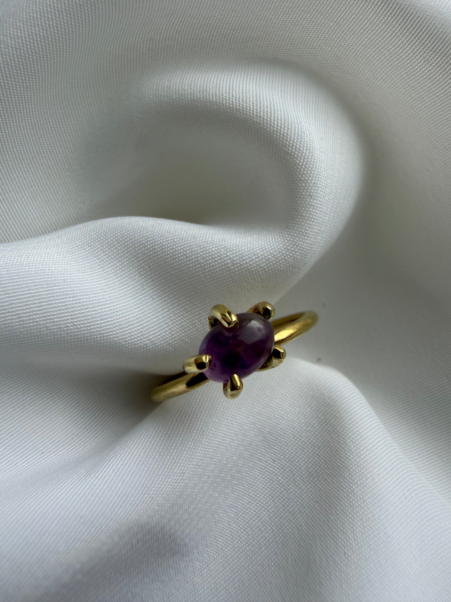 Anello con griffe - Ametista