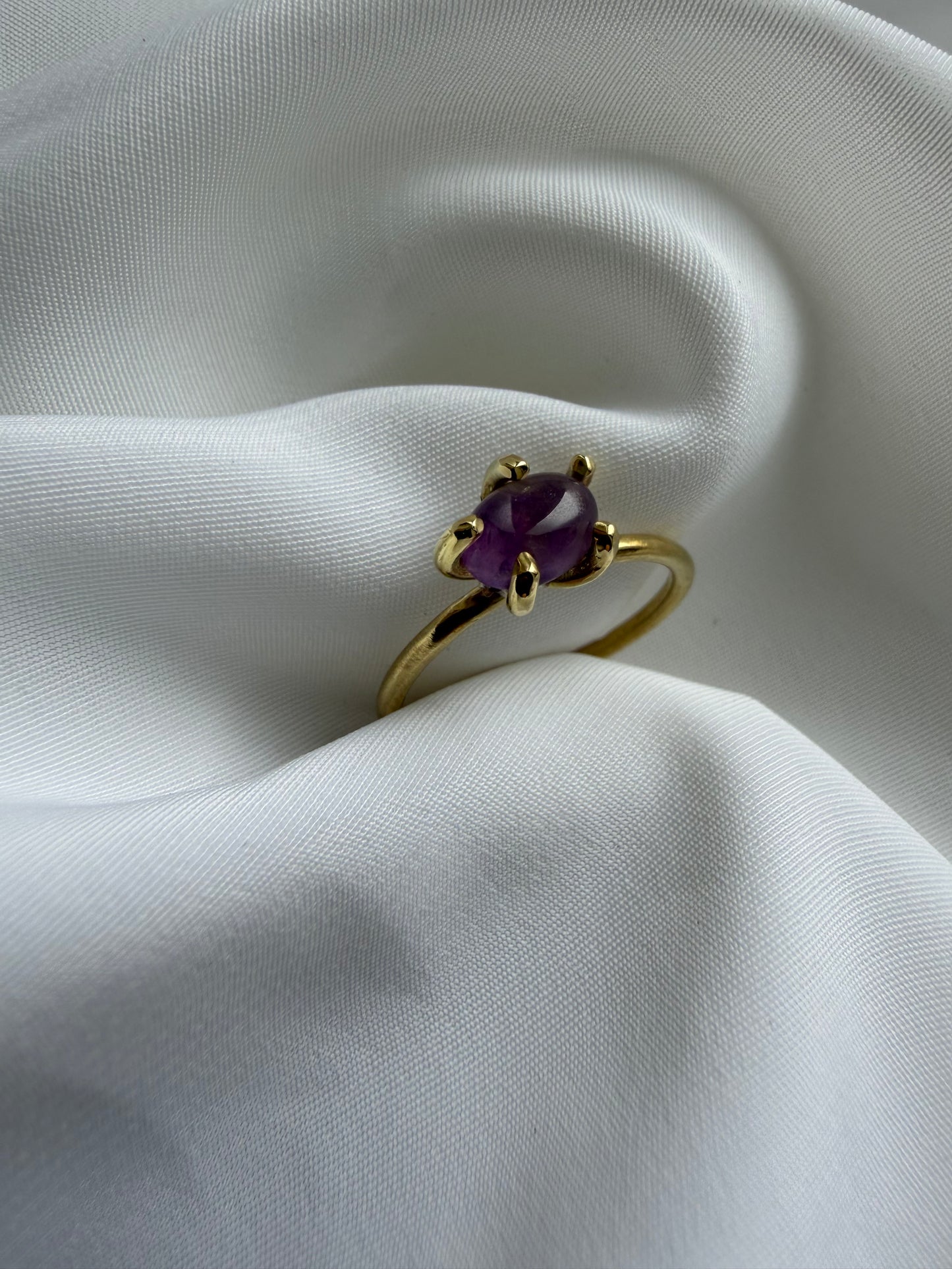 Anello con griffe - Ametista