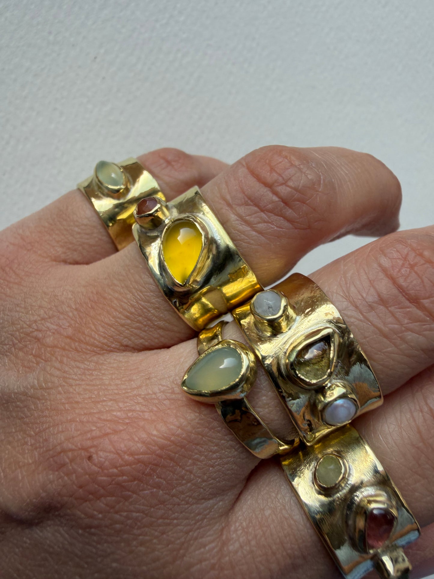 Anello fascione - Cosmo tormalina