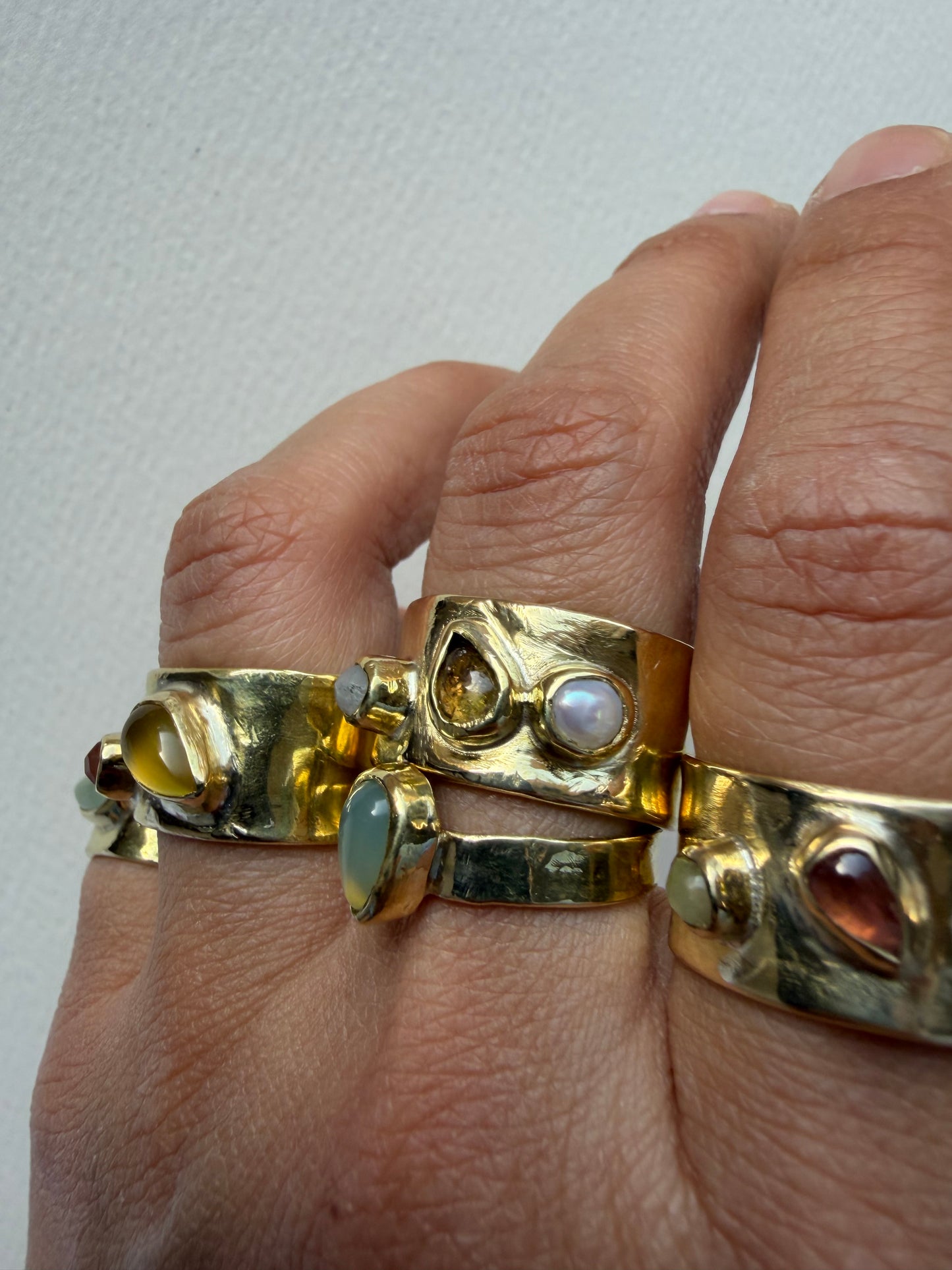 Anello fascione - Cosmo tormalina