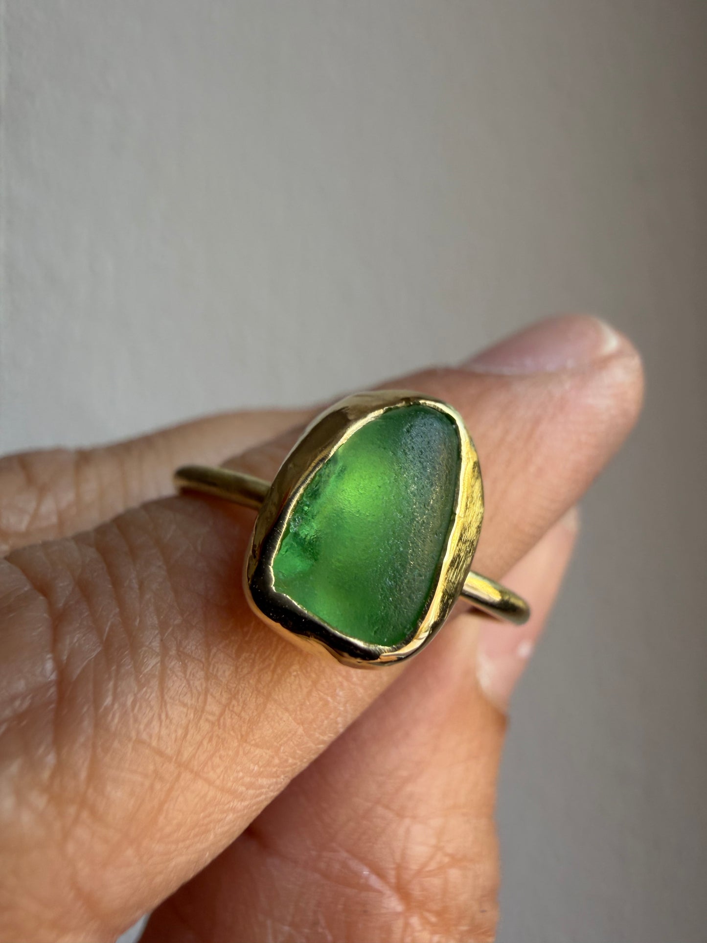 Anello Ninnolo - vetrino incastonato