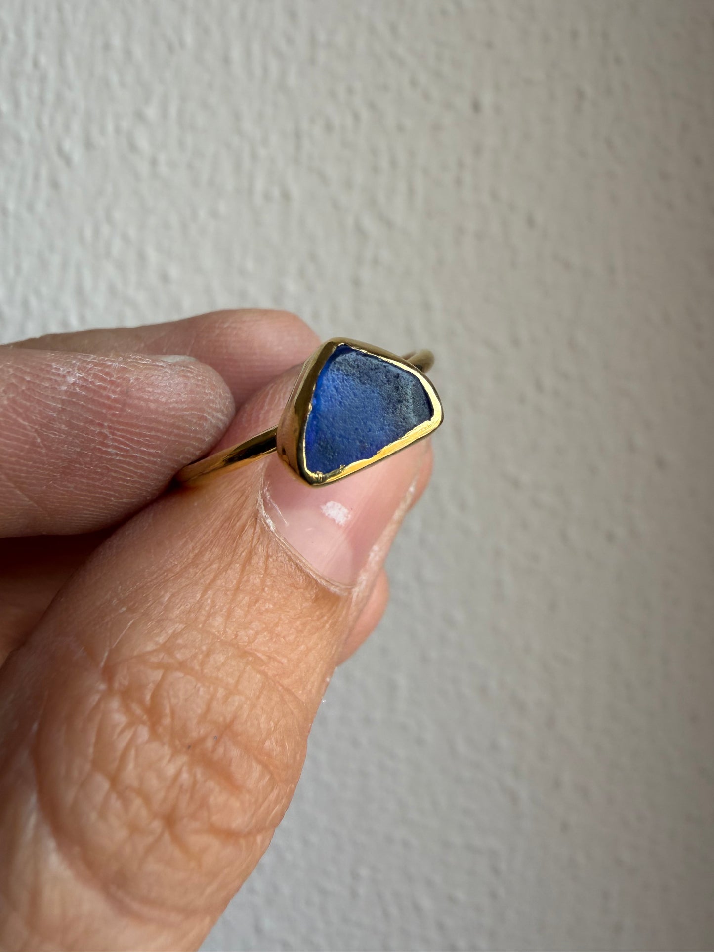 Anello Ninnolo - vetrino incastonato