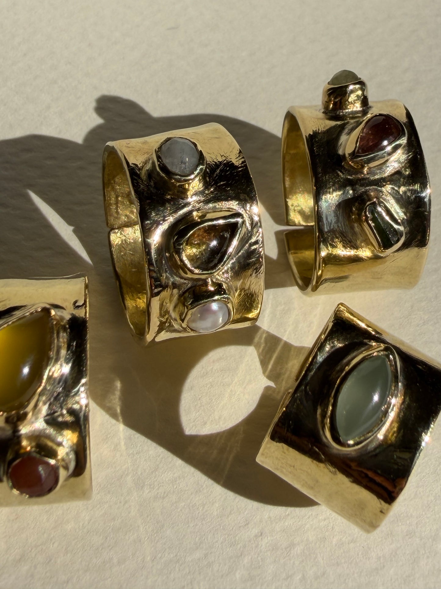 Anello fascione - Cosmo tormalina