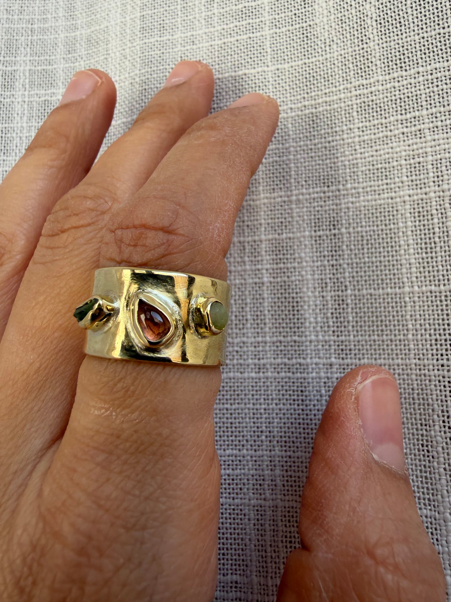 Anello fascione - Cosmo tormalina 2