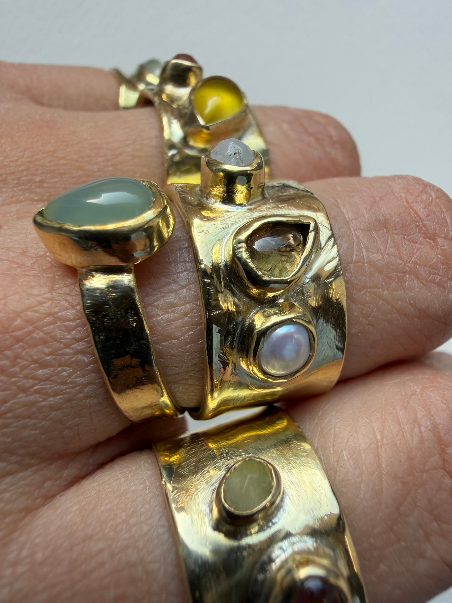 Anello fascione - Cosmo tormalina