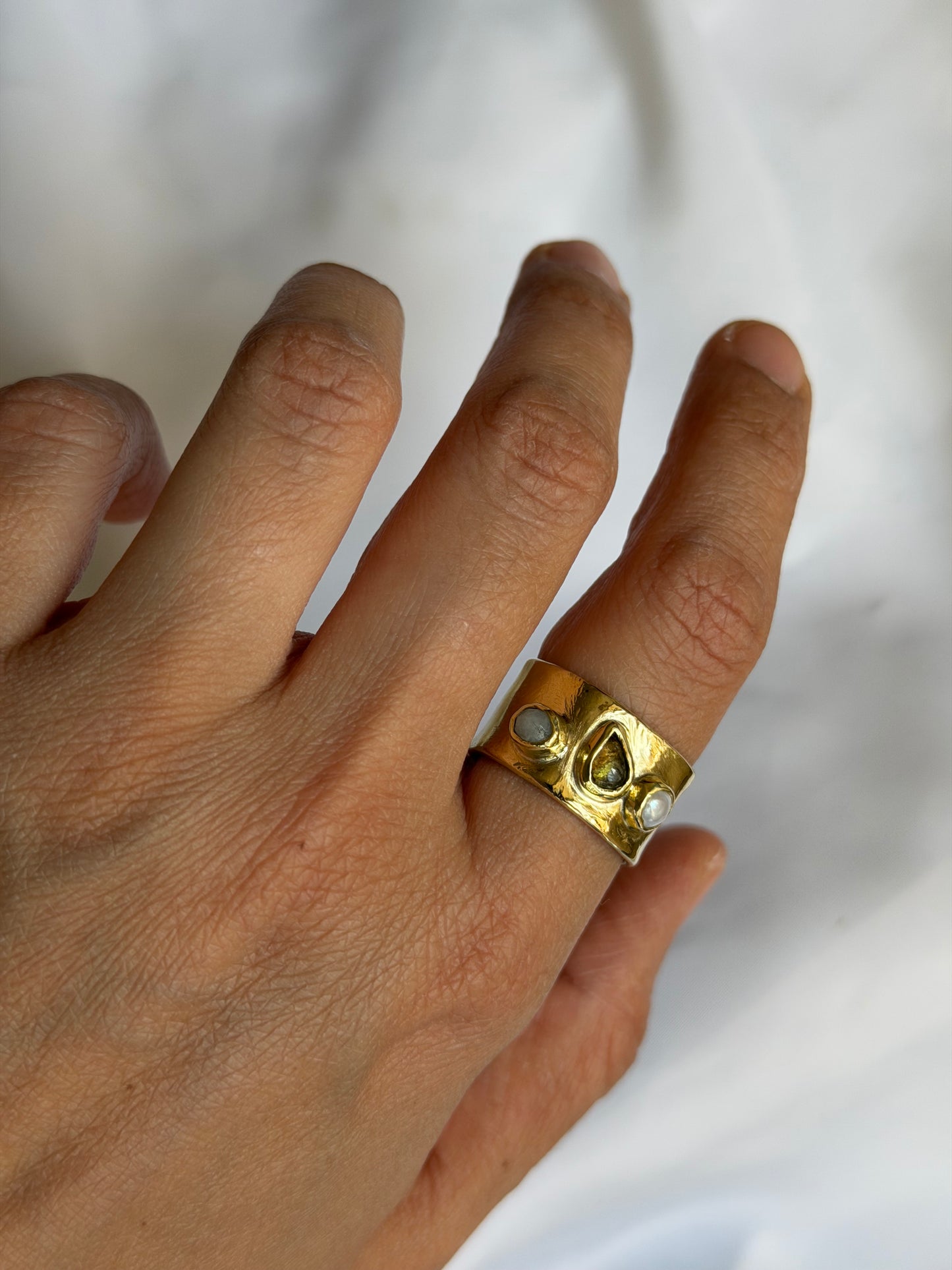 Anello fascione - Cosmo tormalina