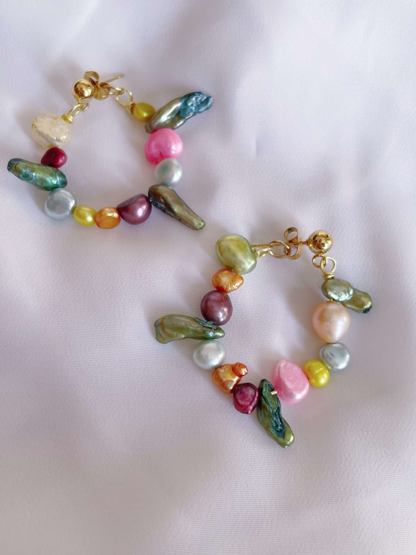 Orecchini mix di perle