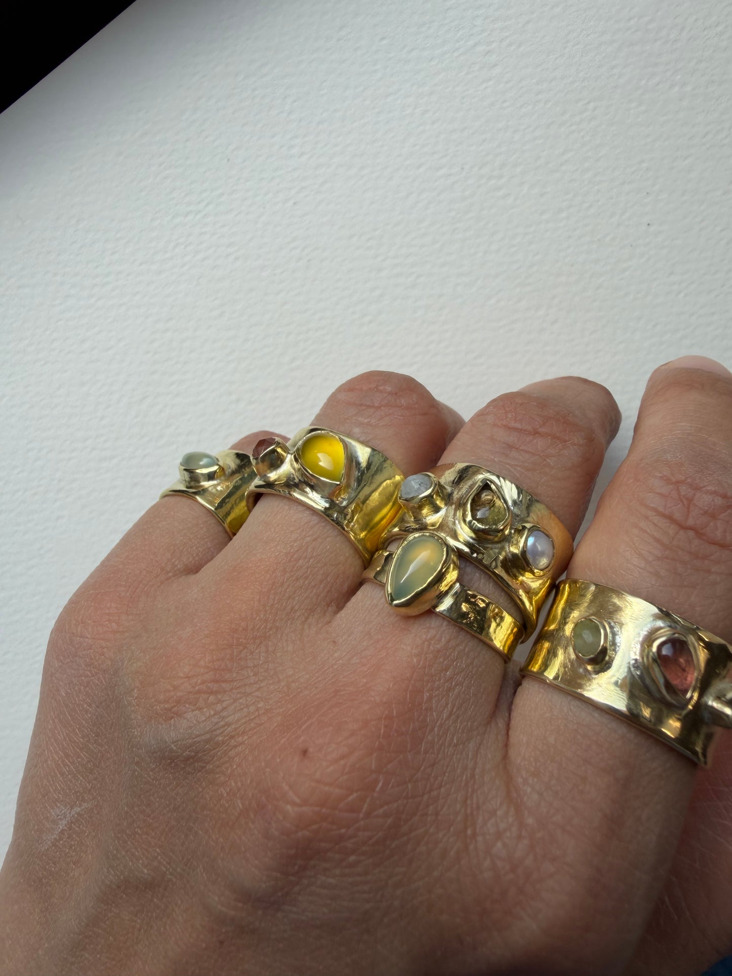 Anello fascione - Cosmo tormalina