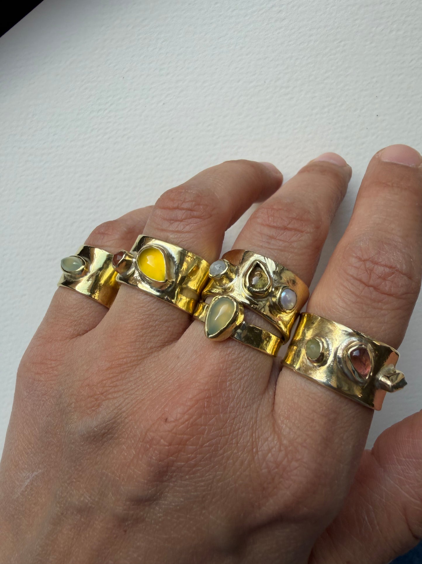Anello fascione - Cosmo tormalina