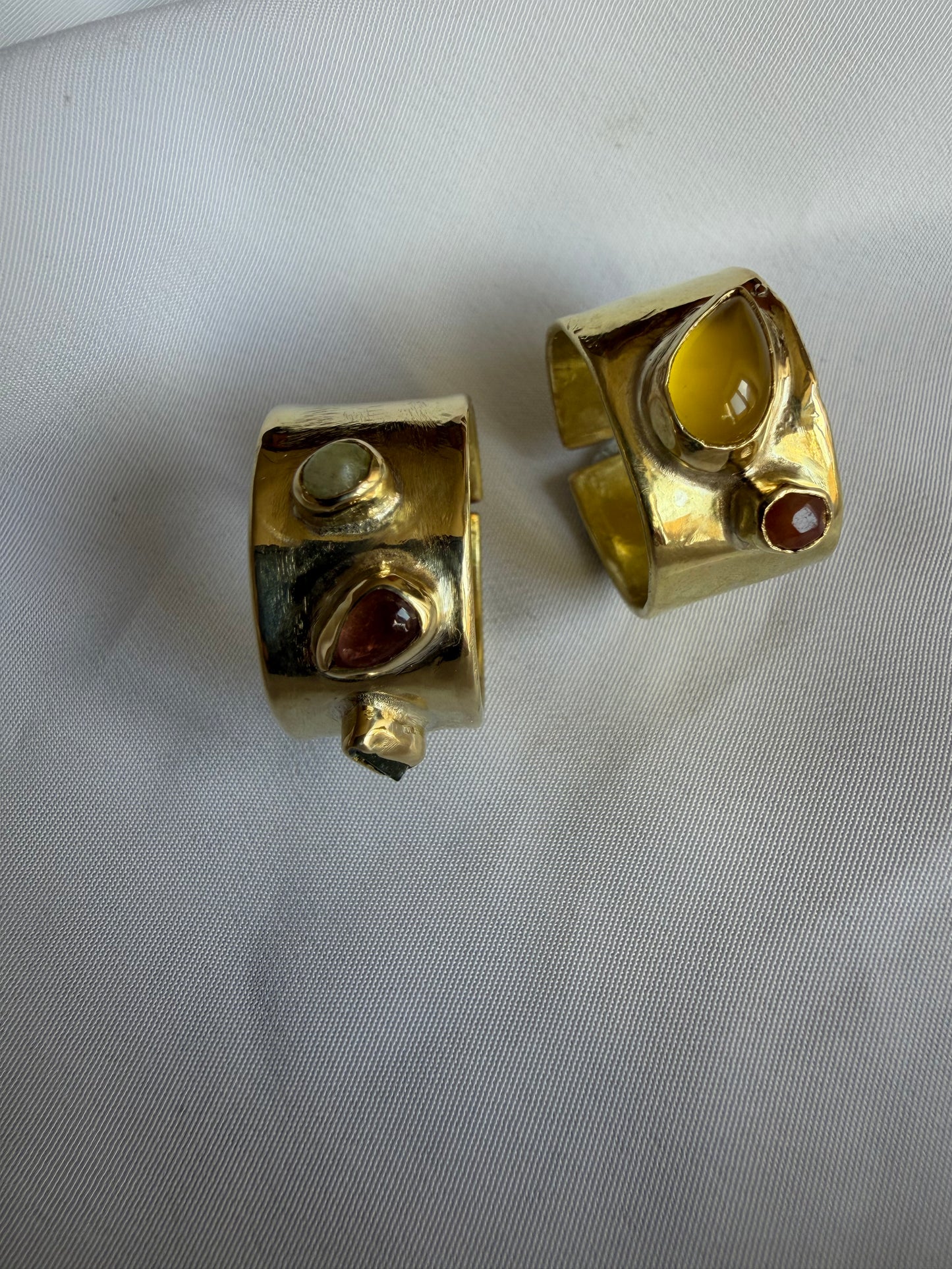 Anello fascione - Cosmo onice giallo