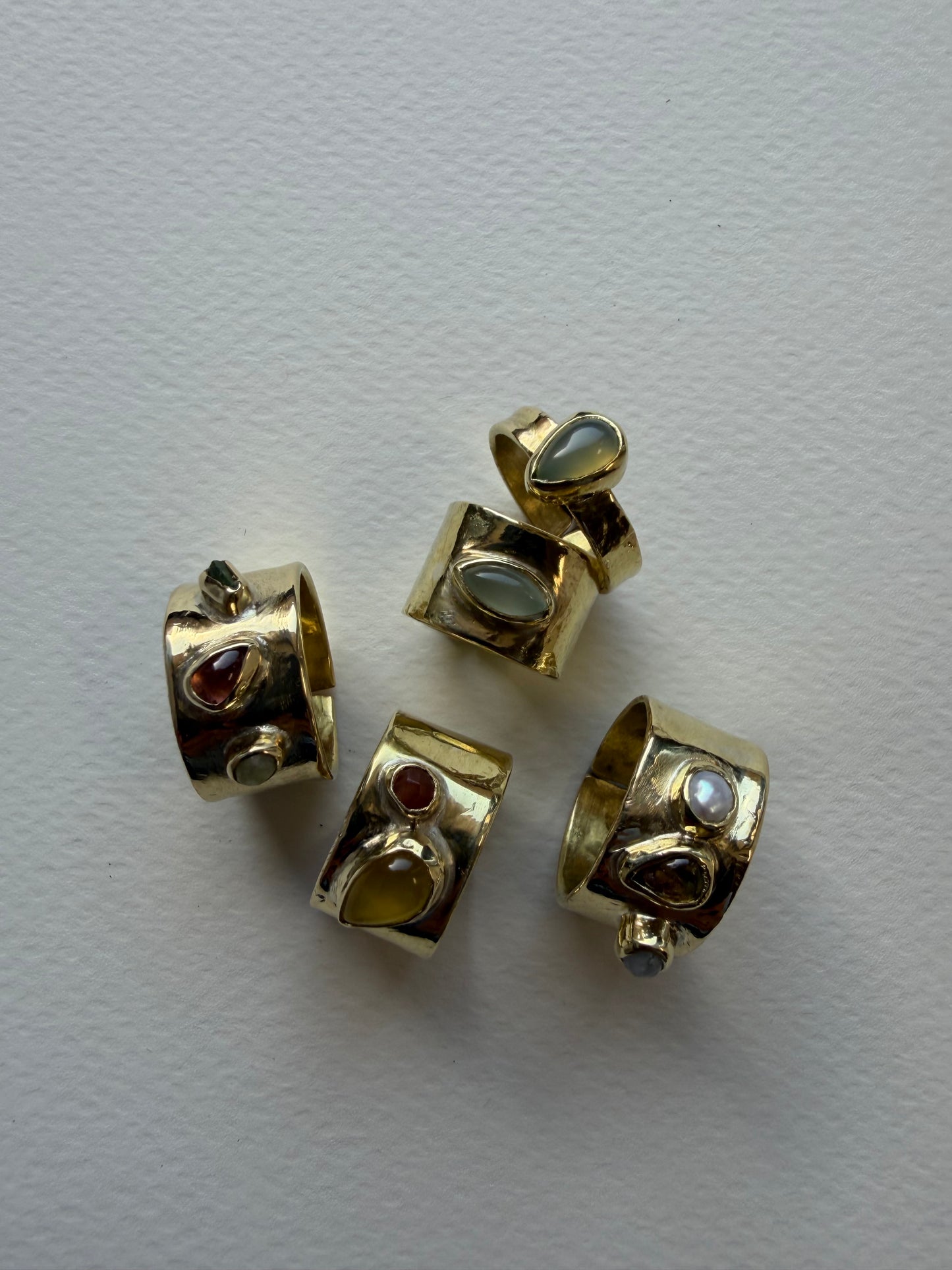 Anello fascione - Cosmo tormalina