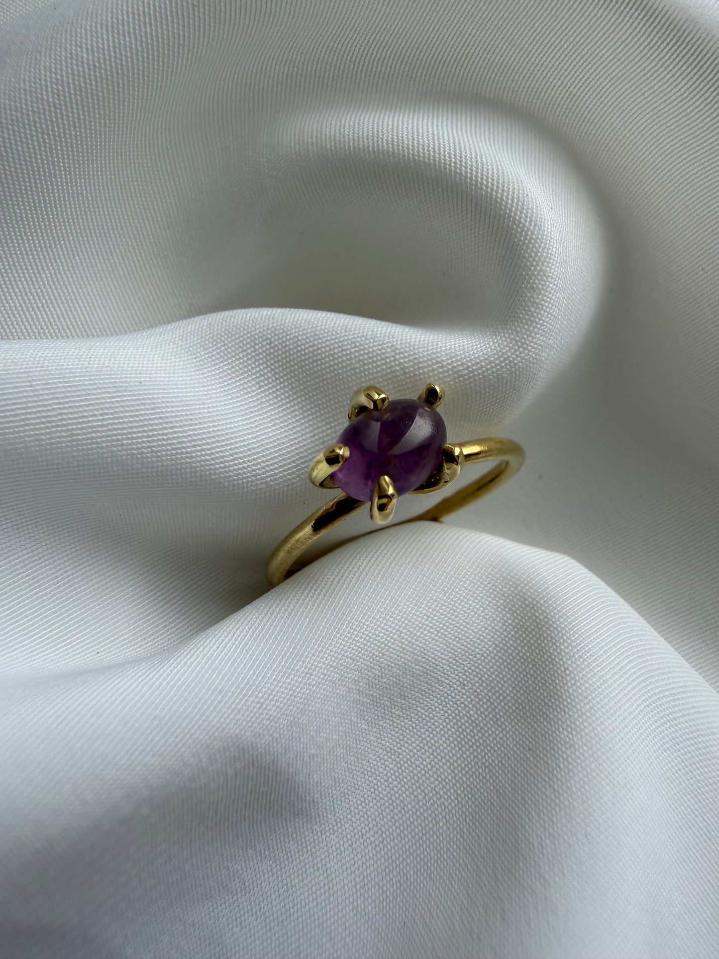 Anello con griffe - Ametista