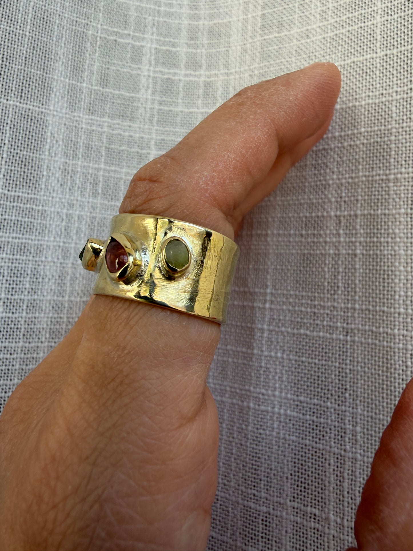 Anello fascione - Cosmo tormalina 2
