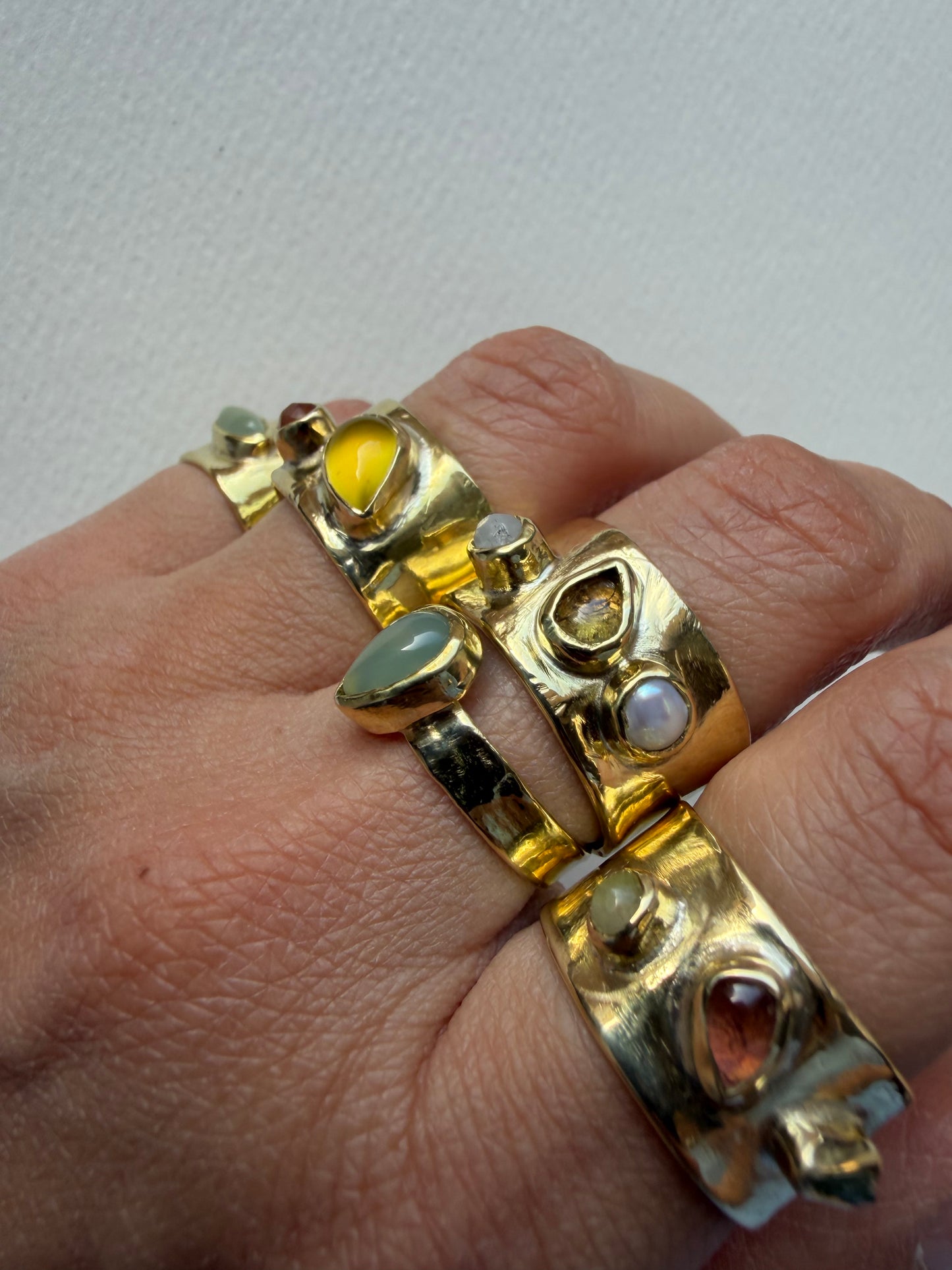 Anello fascione - Cosmo tormalina
