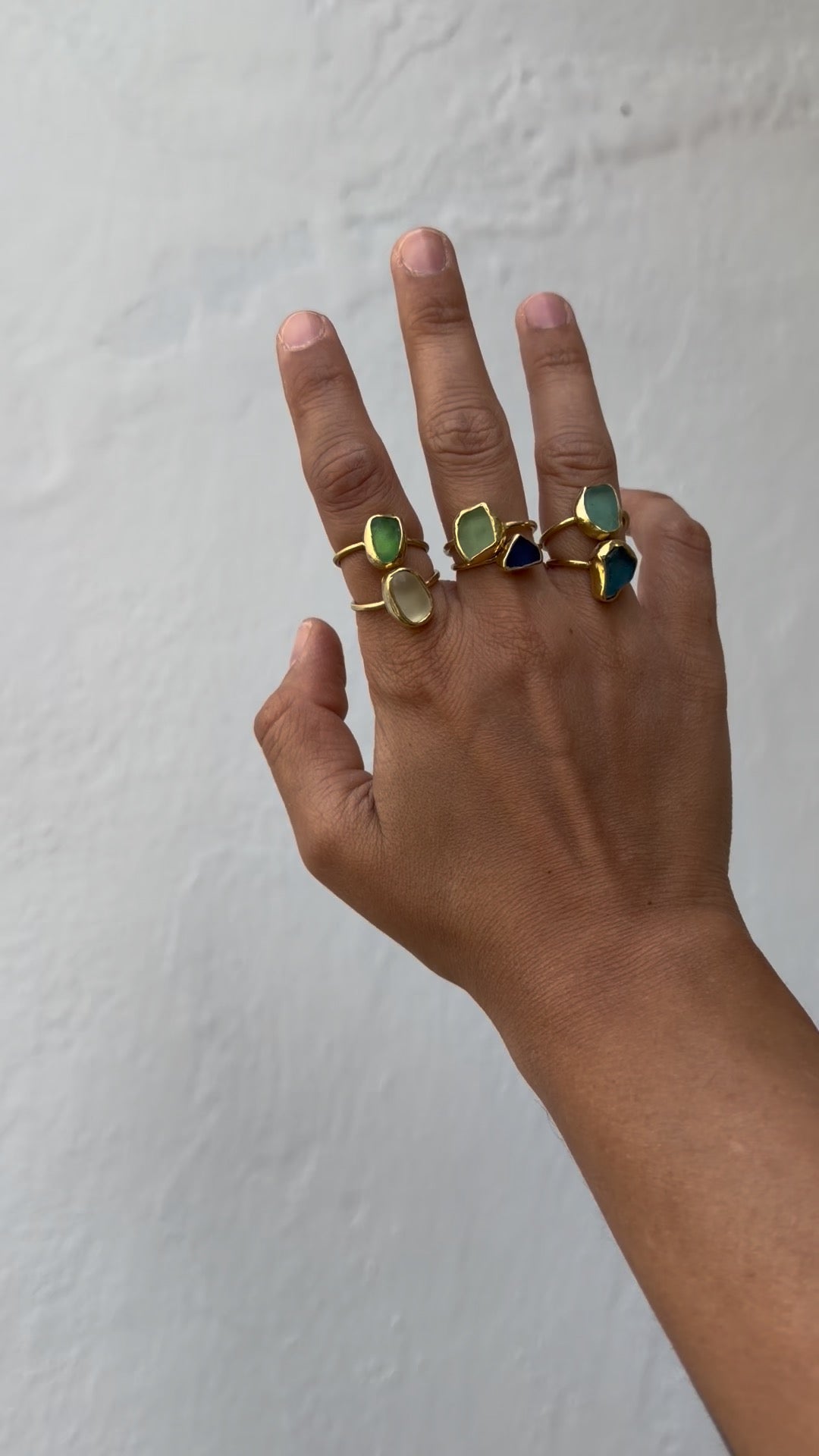 Anello Ninnolo - vetrino incastonato