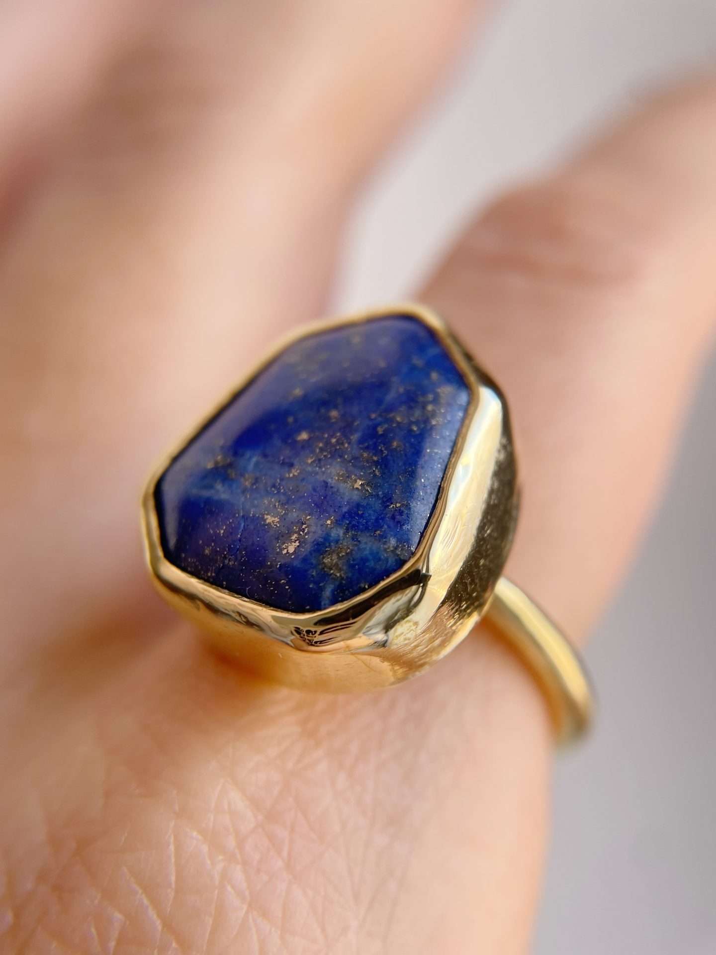 Anello BIG cosmo - Lapislazzuli