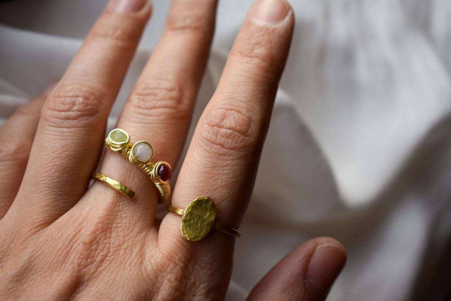 Anello medaglietta