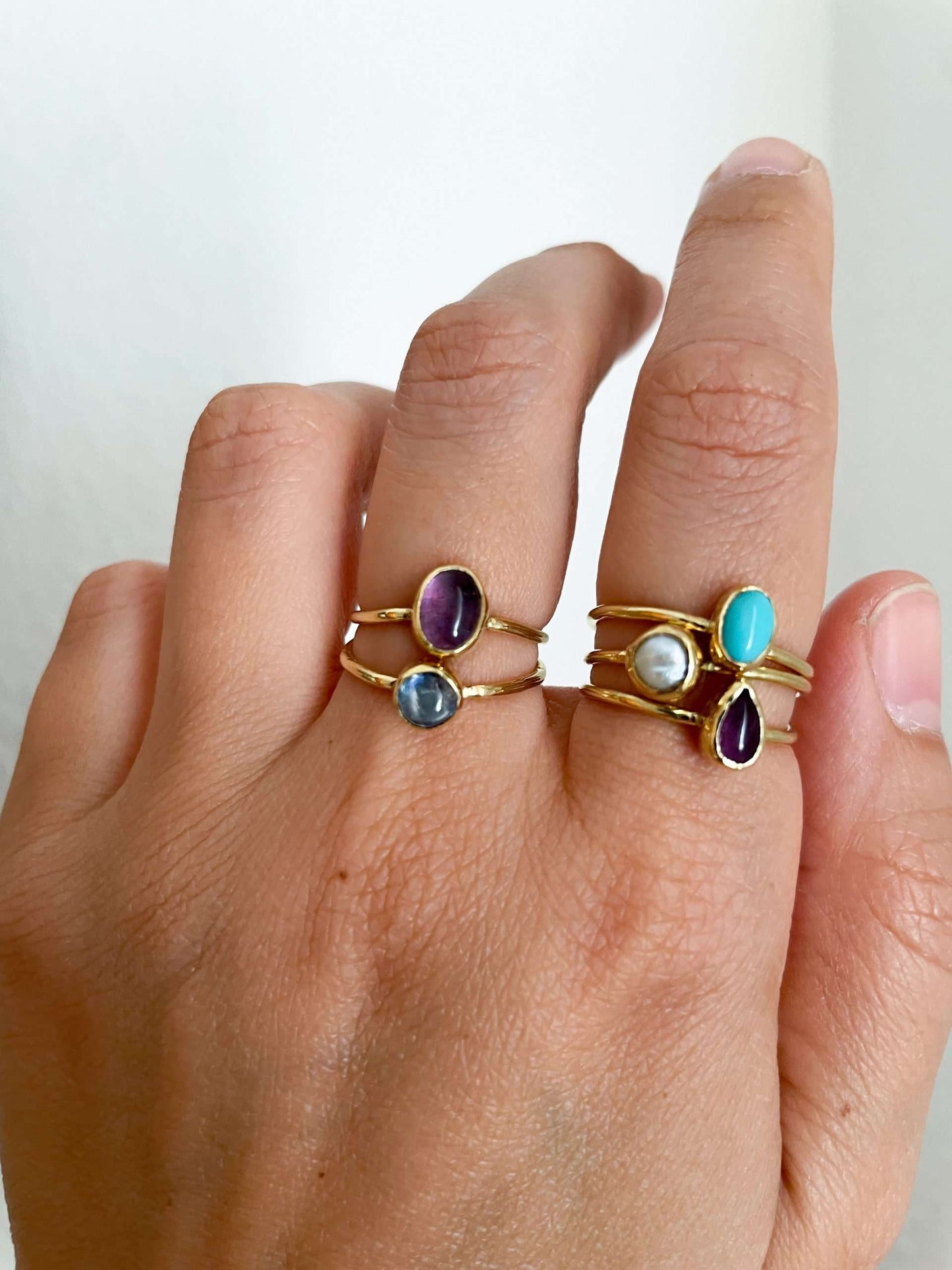 Anello microcosmo - perla