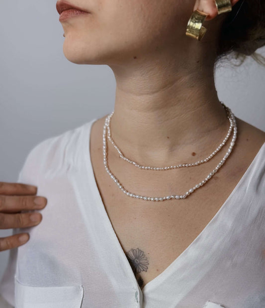 Collana con perle di fiume