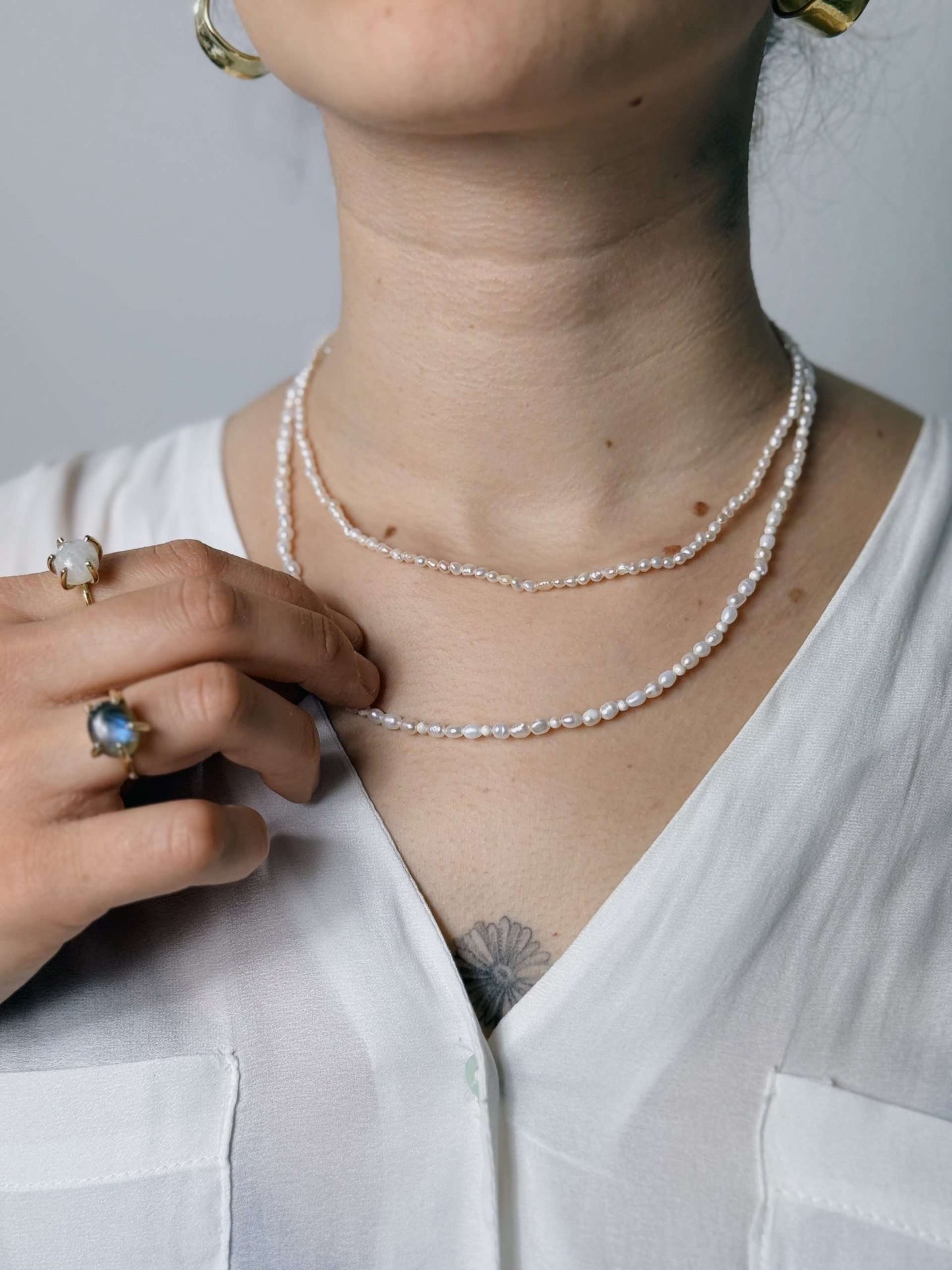 Collana con perle di fiume