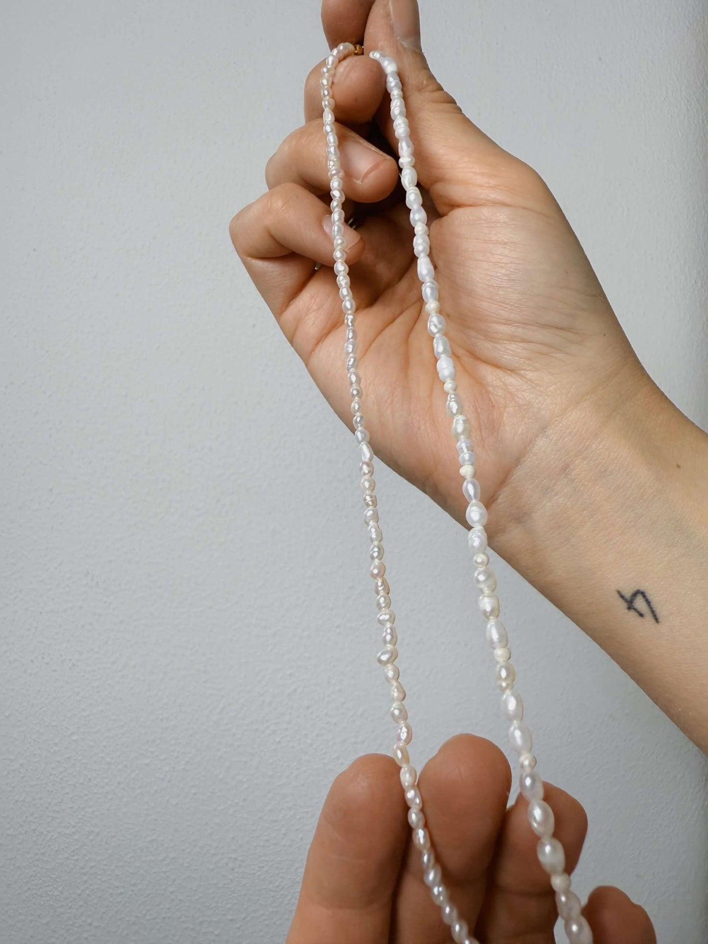 Collana con perle di fiume