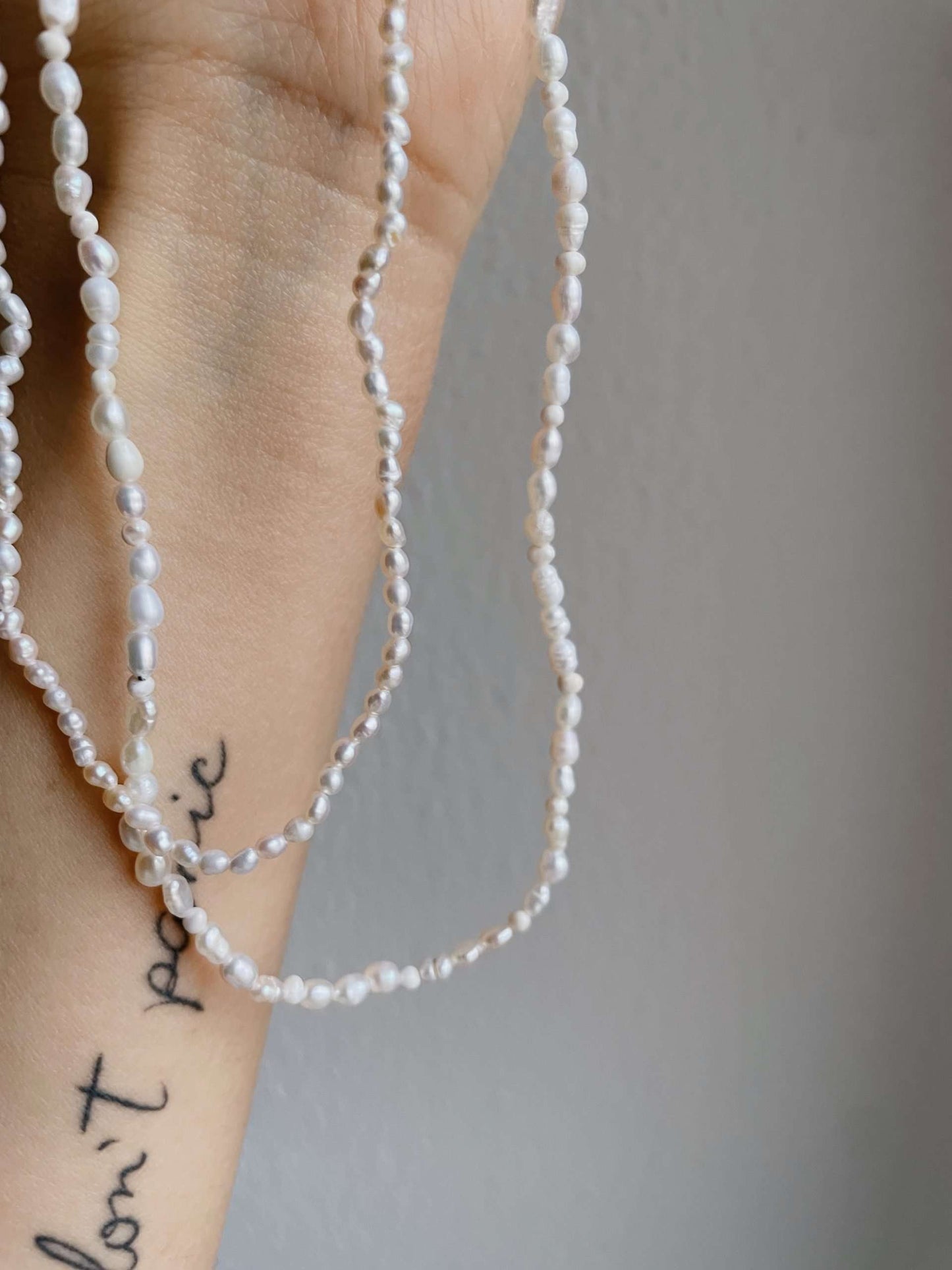 Collana con perle di fiume