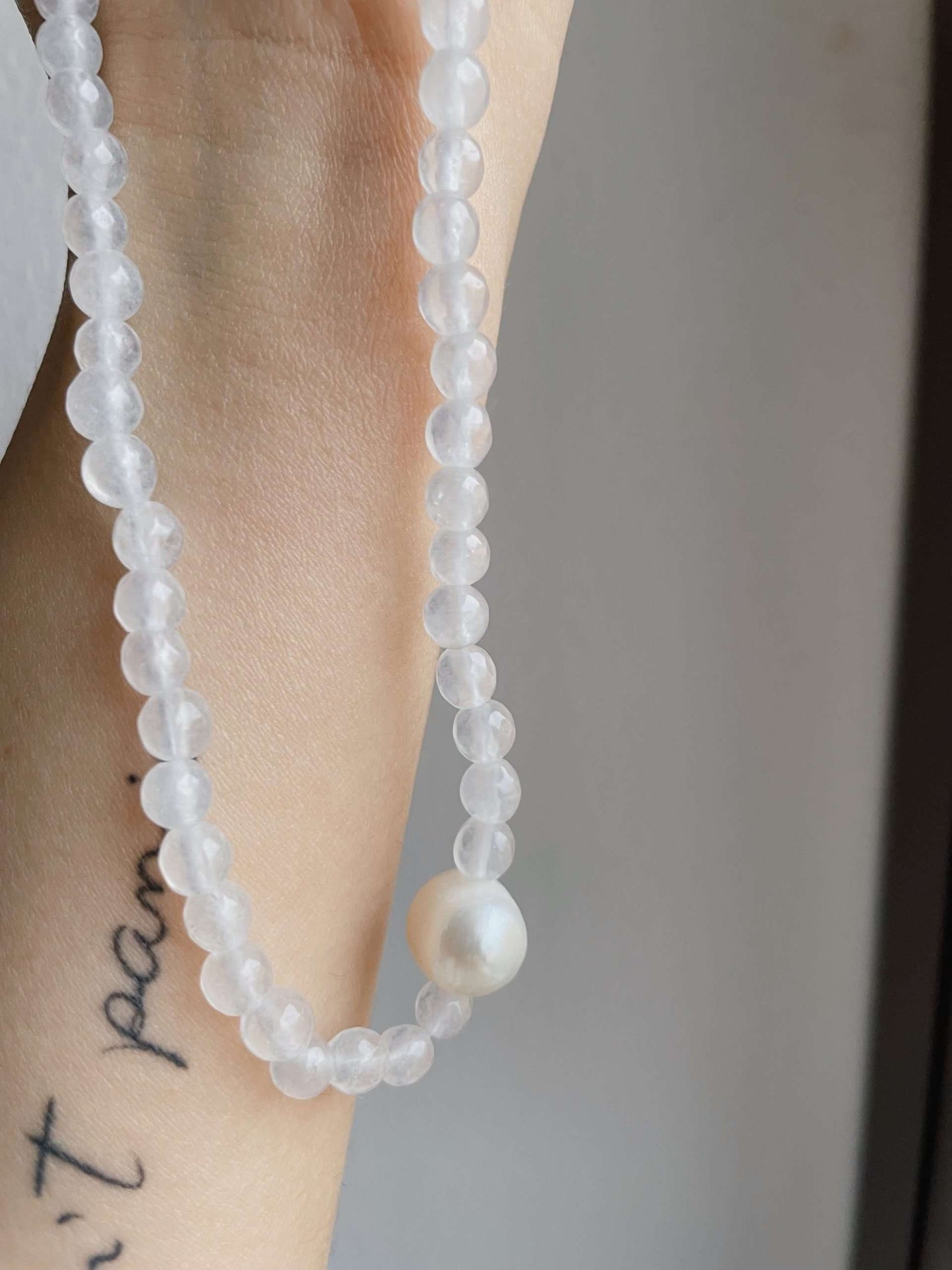 Collana maxi perla